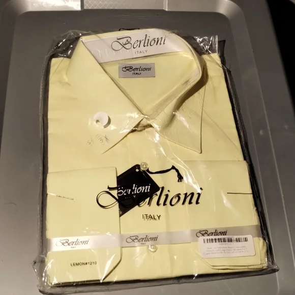 berlioni dress shirts French Convertible Shirt | N217
